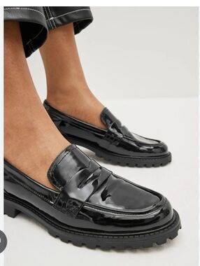 Black Patent Loafers, 9